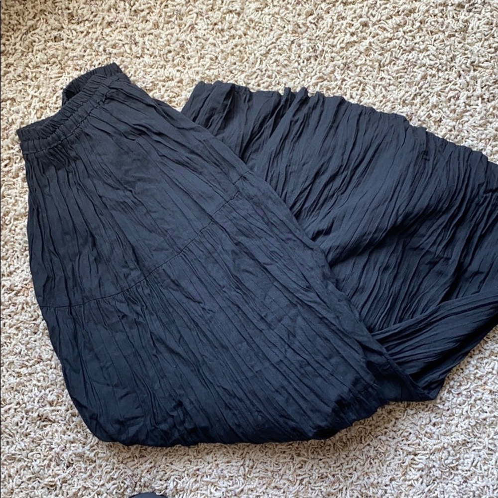 Cactus flower broomstick twist skirt